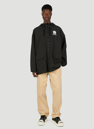 Kenzo Packable Windbreaker Jacket Black knz0152024