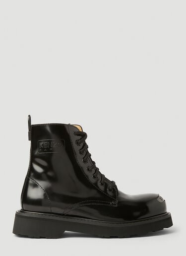 Kenzosmile Lace Up Boots Kenzo Kenzosmile Lace Up Boots Black knz0250034
