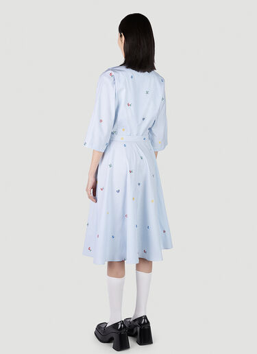 ピンストライプ ポプリンワンピース Kenzo ピンストライプ ポプリンワンピース ライトブルー knz0252001