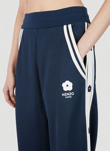 Kenzo 碎花饰边运动裤 藏蓝色 knz0252007