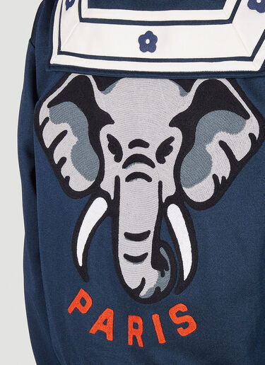 フローラルトリム トラックジャケット Kenzo フローラルトリム トラックジャケット ブルー knz0252008