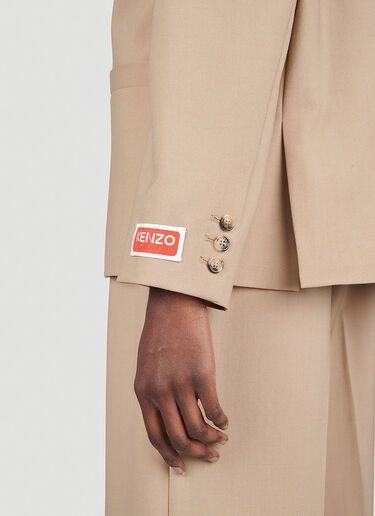 Kenzo 기모노 울 블레이저 베이지 knz0253015