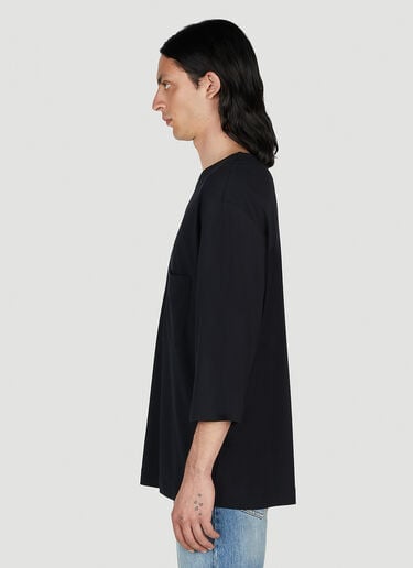 Lemaire 패치 포켓 티셔츠 블랙 lem0152006