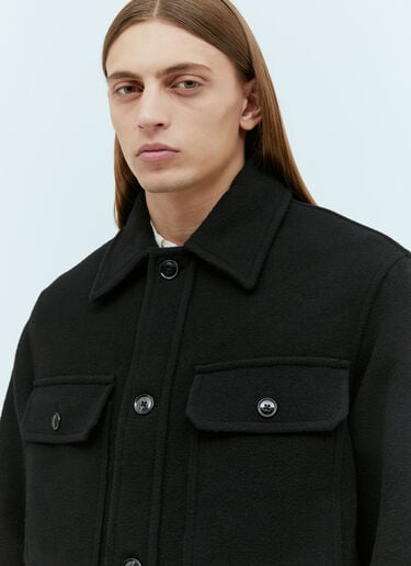Wool Hunting Jacket Lemaire Wool Hunting Jacket Black lem0154002