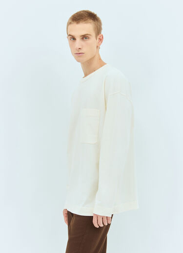 Lemaire 긴팔 티셔츠  크림 lem0158010