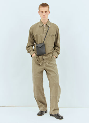 信封斜挎包 Lemaire 信封斜挎包 黑色 lem0158021