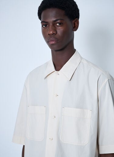 Convertible Shirt Lemaire Convertible Shirt Beige lem0160005