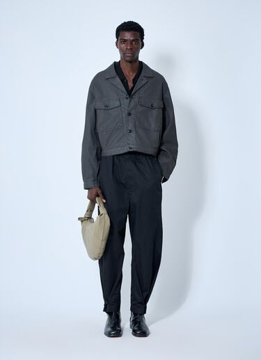 Lemaire Trucker Jacket Brown lem0160009