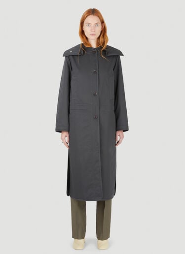 Lemaire 양면 밀리터리 스타일 코트 블랙 lem0246001