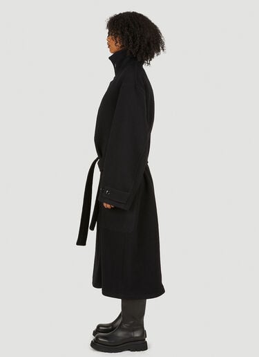 Wrap Coat Lemaire Wrap Coat Black lem0250001
