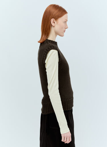Chunky Vest Lemaire Chunky Vest Brown lem0256013