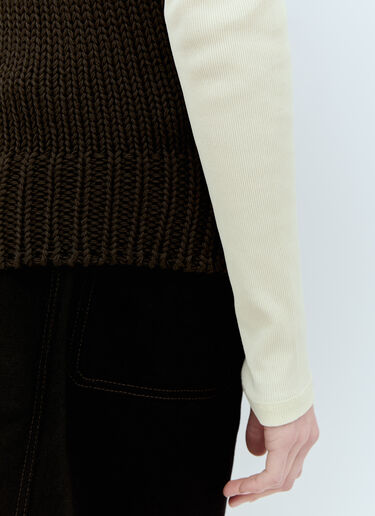 Chunky Vest Lemaire Chunky Vest Brown lem0256013