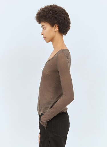 Seamless Top Lemaire Seamless Top Brown lem0258025