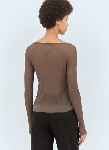 Lemaire Seamless Top Brown lem0258025