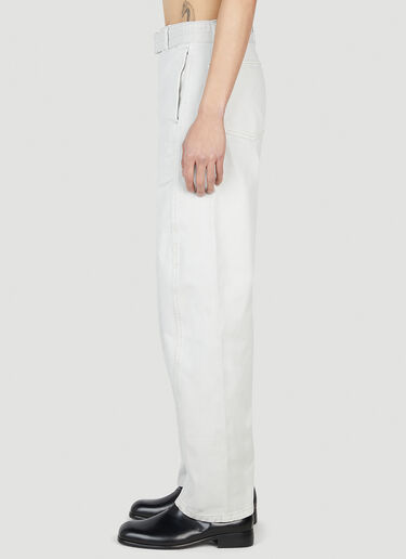 Belted Jeans Lemaire Belted Jeans White lem0352003