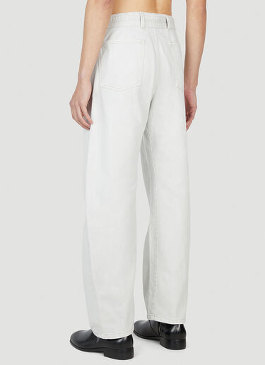 Belted Jeans Lemaire Belted Jeans White lem0352003