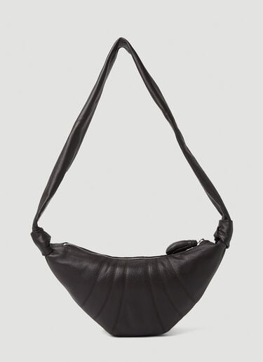 Lemaire Small Croissant Shoulder Bag Black lem0352004