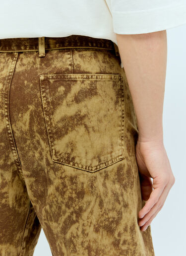 Twisted Belted Jeans Lemaire Twisted Belted Jeans Brown lem0356002