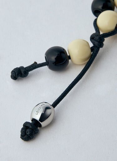 Beaded Keyring Lemaire Beaded Keyring Black lem0360001