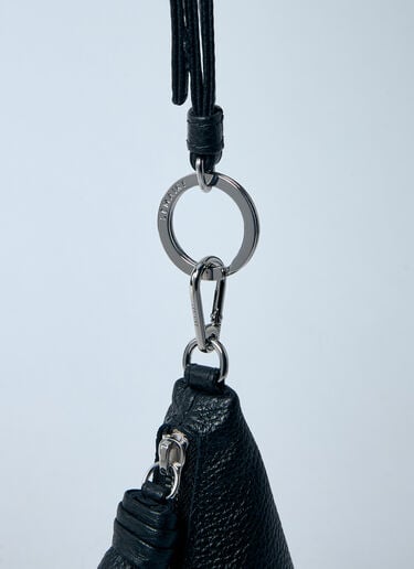 Croissant Coin Pouch Crossbody Bag Lemaire Croissant Coin Pouch Crossbody Bag Black lem0360004