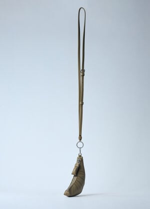 Lemaire Croissant Coin Pouch Crossbody Bag Khaki lem0360005