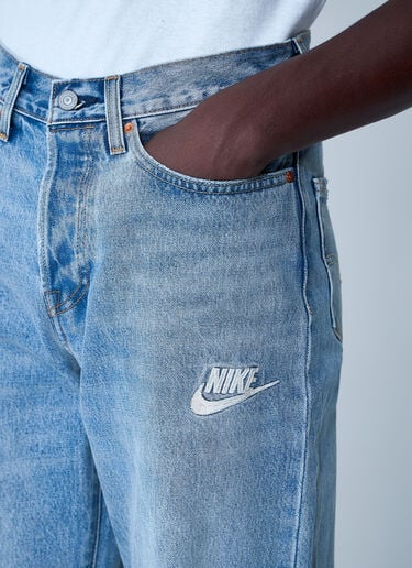 Logo Motif Denim Jeans Levi's x Nike Logo Motif Denim Jeans Blue len0362002