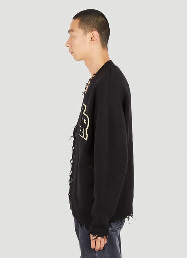 LR Damaged Cardigan Liberaiders LR Damaged Cardigan Black lib0151012