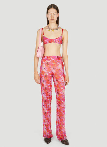 Pony Print Office Pants LOUISE LYNGH BJERREGAARD Pony Print Office Pants Pink llb0250003