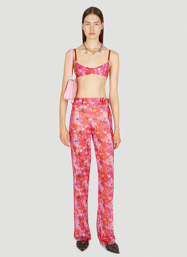 Pony Print Bra Top LOUISE LYNGH BJERREGAARD Pony Print Bra Top Pink llb0250006