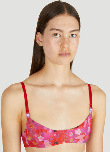 Pony Print Bra Top LOUISE LYNGH BJERREGAARD Pony Print Bra Top Pink llb0250006