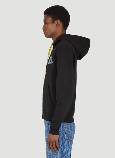 Column Patch Hooded Sweatshirt Lanvin Column Patch Hooded Sweatshirt Black lnv0147034
