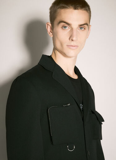 Lanvin Multi-Pocket Wool Jacket Black lnv0158001