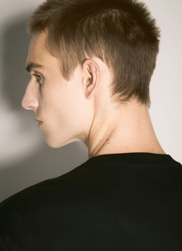 Lanvin Curb 饰带 T 恤  黑色 lnv0158003