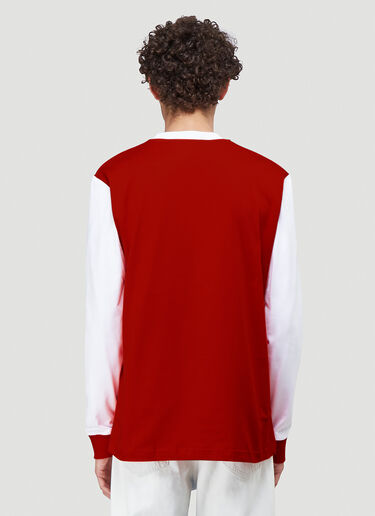 Lack of Guidance X Eighteen86 Charlie Long-Sleeved T-Shirt Red log0110007