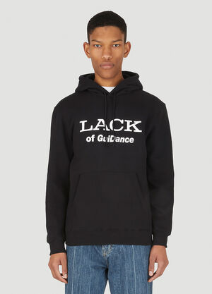 Lack of Guidance Alessandro Hooded Sweatshirt Black log0146006