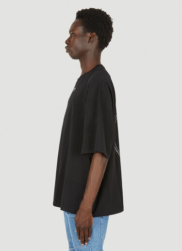 ロゴプリント グラフィックTシャツ Lourdes ロゴプリント グラフィックTシャツ ブラック lou0149006