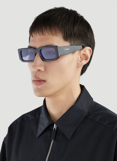 Prada 스퀘어 프레임 PR 06YS 선글라스 블랙 lpr0151001