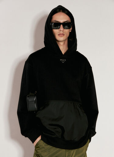 Prada 로고 프린트 선글라스 블랙 lpr0155001