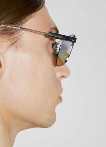 Metal Frame Sunglasses Prada Metal Frame Sunglasses Silver lpr0353003