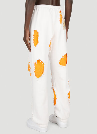 Distressed Track Pants Liberal Youth Ministry Distressed Track Pants White lym0152002