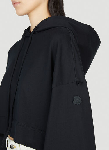 크롭 후드 스웨트셔츠 Moncler x Alicia Keys 크롭 후드 스웨트셔츠 블랙 mak0251013