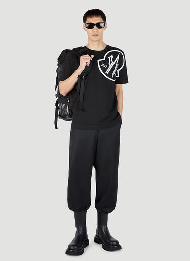 로고 프린트 티셔츠 6 Moncler 1017 ALYX SM 로고 프린트 티셔츠 블랙 mal0151006