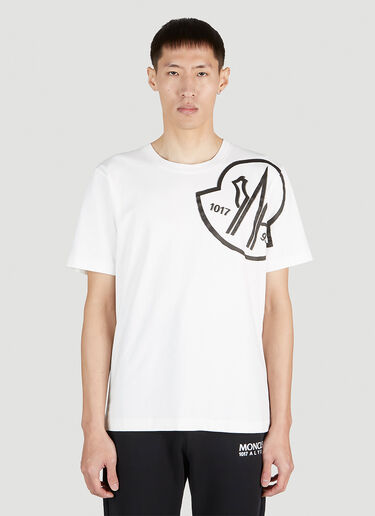 Logo Print T-Shirt 6 Moncler 1017 ALYX SM Logo Print T-Shirt White mal0351002