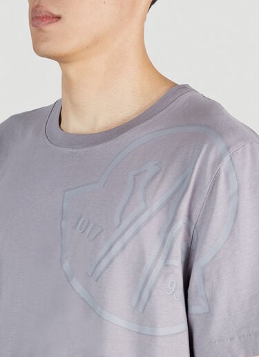 Logo Print T-Shirt 6 Moncler 1017 ALYX SM Logo Print T-Shirt Lilac mal0351003