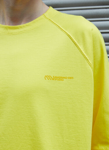 Logo Long-Sleeve T-Shirt Massimo Osti Studio Logo Long-Sleeve T-Shirt Yellow mao0158026