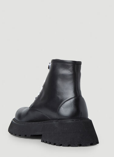 Micarro Lace-Up Ankle Boots Marsèll Micarro Lace-Up Ankle Boots Black mar0248027