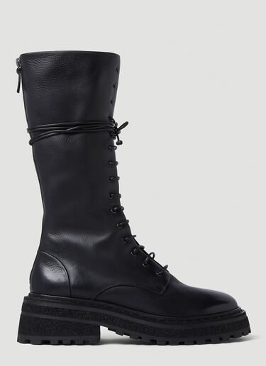 Laced Wagon Boots Marsèll Laced Wagon Boots Black mar0250008