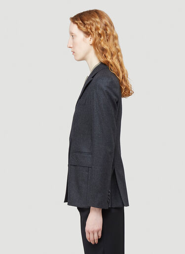 Max Mara Double-Breasted Blazer Grey max0242037