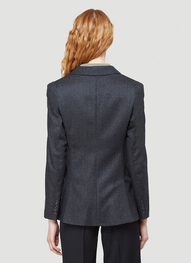 Max Mara Double-Breasted Blazer Grey max0242037
