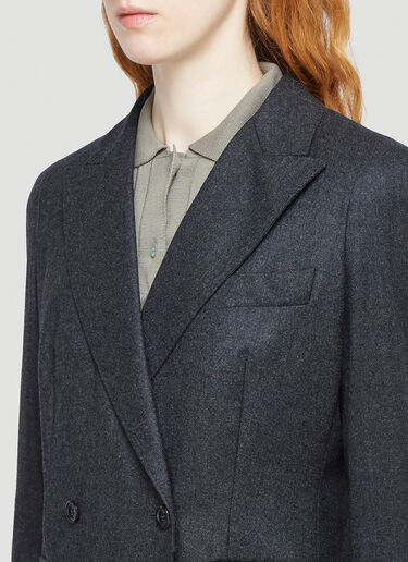 Double-Breasted Blazer Max Mara Double-Breasted Blazer Grey max0242037